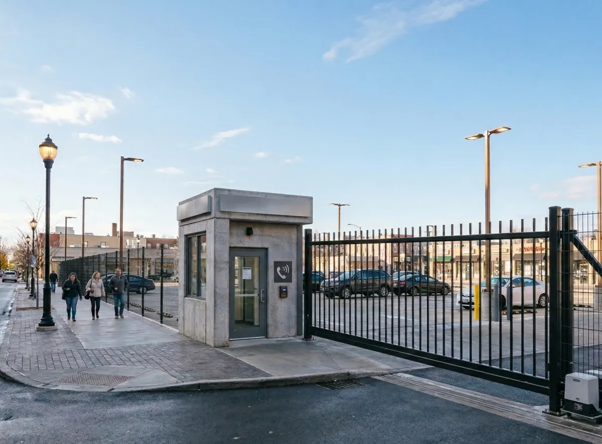 Garagedeur van een wooncomplex